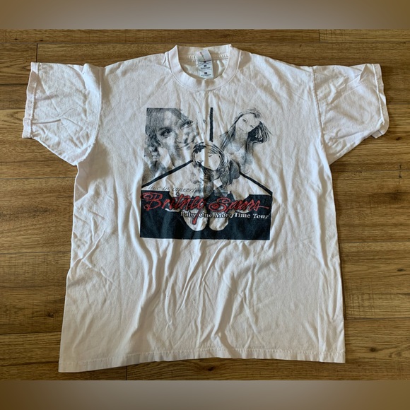 Fruit of the Loom Tops - RARE 1999 Brittney Spears Baby One More Time Tour T-shirt
